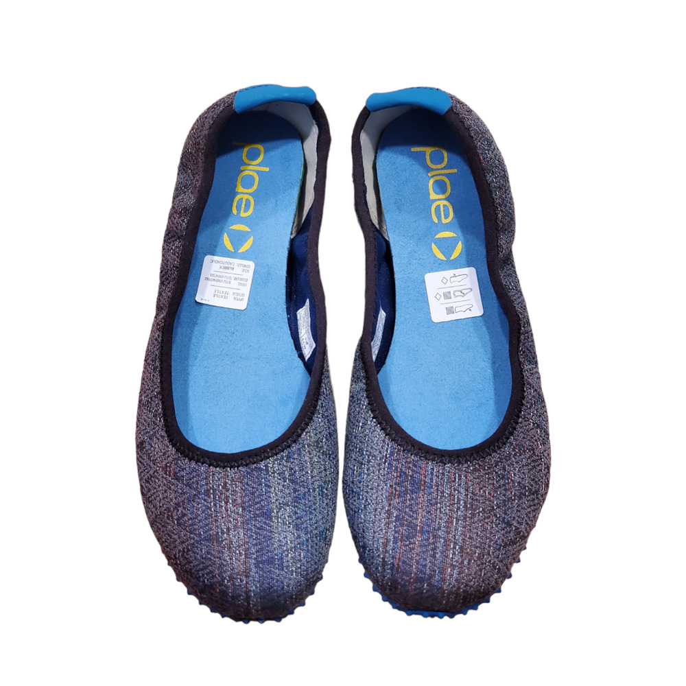Plae Black Opal Ballerina Flats Size 5M